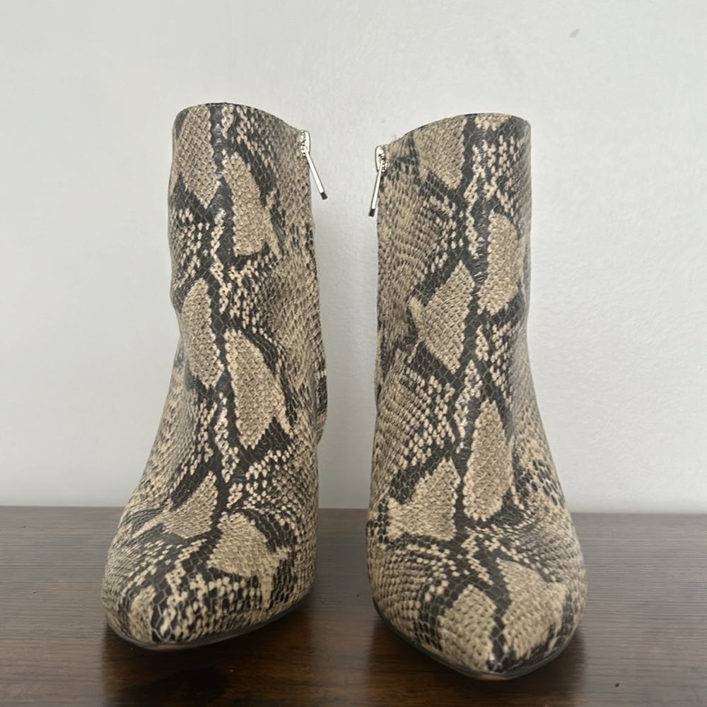Sam Edelman Ankle Snake Booties with blocky heel 7.5 - Picture 2 of 5